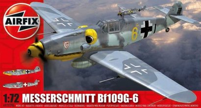 * Airfix Classic Kit letadlo A02029A - Messerschmitt Bf109G-6  1:72