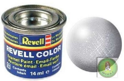* Revell emailov barva . 90 metalicka stbrn silver metalic 32190