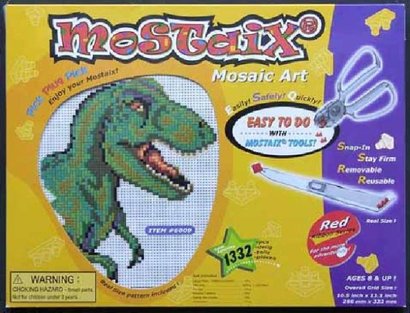 Mozaika stedn dinosaurus
