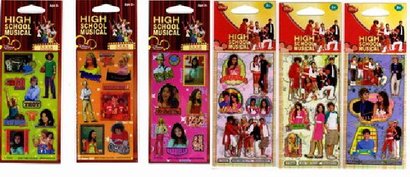 Nalepky  zlacene  HSM - High School Musical, Disney