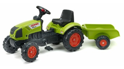 Falk Traktor Claas Arion 410 s valnkem lapac zelen