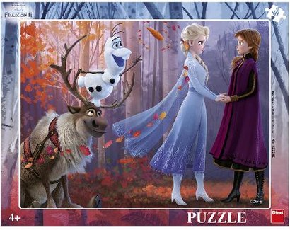 Puzzle deskov 40 Frozen II / Ledov krlovstv 2