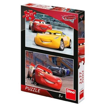 Puzzle Cars 3:Zvodnici 2 x 77  26 x 18 cm