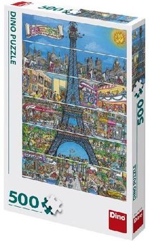 Puzzle 500 Eiffelova věž kreslená