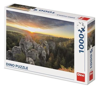 Skalnaté stěny 1000 puzzle dino