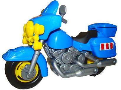 * Motorka Harley policie 26 cm plastov