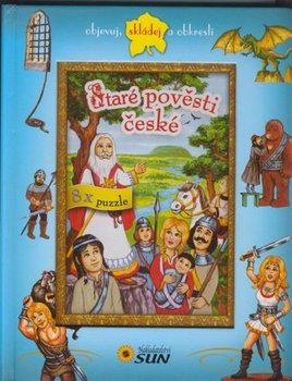 Staré pověsti české - 8x puzzle / kniha