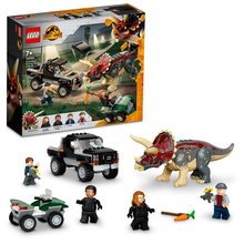 * LEGO Jurassic World 76950 Útok triceratopse na pick-up