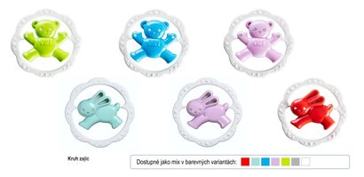 Profibaby Kruh medvd-zajc chrastitko, 0+