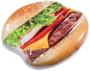 Lehtko nafukovac Hamburger 145 cm x 142 cm / voda, Matrace