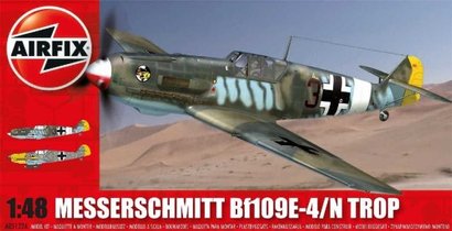 * Airfix AF A05122A Messerschmitt Bf109E Tropical 1:48 Classic Kit letadlo