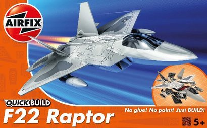 * Airfix Quick Build letadlo J6005 - lockedheed Martin Raptor