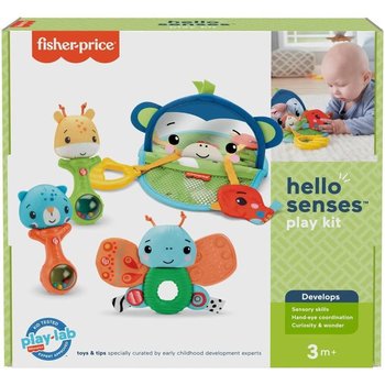 * Fisher Price Ahoj smysly 3m+, Baby set 4 hraky s aktivitami pro miminko FP HFJ92