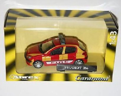 Cararama Car 1:43 Peugeot 206 hasiči