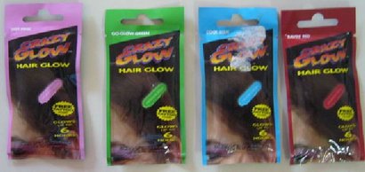 Hair glow-sponka do vlasu svitici