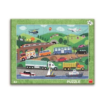 Puzzle deskov 40 Dopravn prostedky 37 x 29 cm