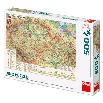 Dino 500 Mapa esk republiky, puzzle