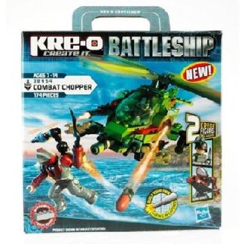 * Hasbro KRE-O BATTLESHIP stavebnice s vrtulnkem combar chopper