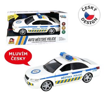 Auto Mstsk policie, esk hlas, 24cm