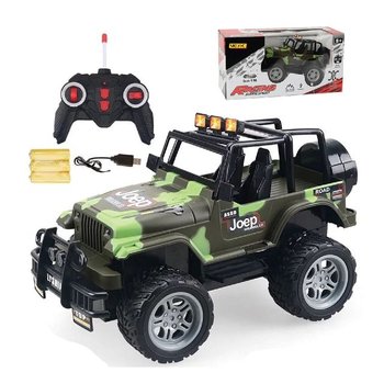 R/C Jeep na dlkov ovldn 21 cm 27 Mhz ERVEN