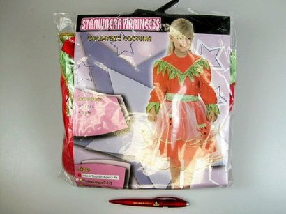 Kostm Jahoda 99 - 104 cm, 3-4let, aty na karneval