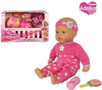 Panenka Adlka miminko 40cm na baterie  / u lidsk tlo