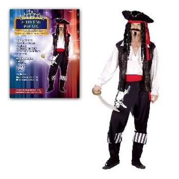 Kostm Kapitn pirt vel.52,  178cm aty na karneval pro dospl / dospl