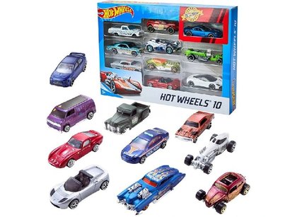 * HW Anglik 10 aut 54886 Hot Wheels sada