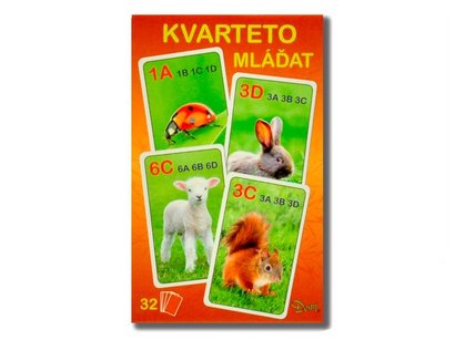 Kvarteto mlata 7x10,5x1,5cm 32ks v krabice