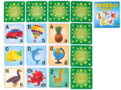 Pexeso Abeceda 64ks v krrabice