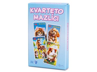 Karty Kvarteto mazlci 32ks v krabice