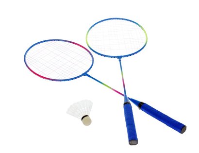 Badmintonov rakety 62,5cm 2-Play 2ks s kokem v sce