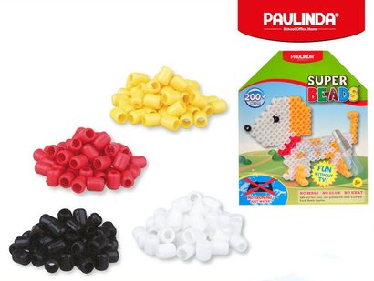 Paulinda Super Beads 5x6mm 200ks pejsek s doplky v krabice