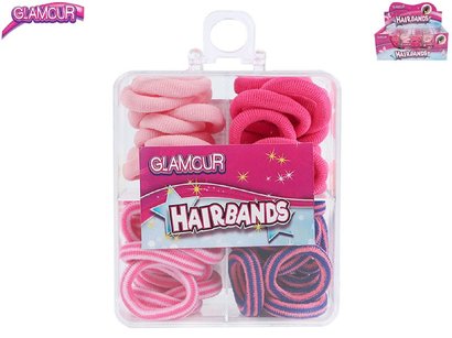 Glamour gumiky do vlas v krabice