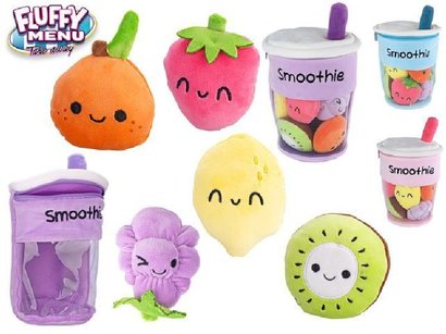 Fluffy Menu smoothie npoj 33cm plyov s ovocem 5ks 0m+