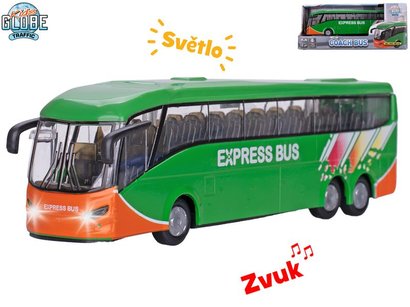 Kids Globe Traffic autobus 18,5cm kov na baterie