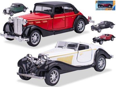 Auto old timer 11,5cm 1:36 kov zptn chod