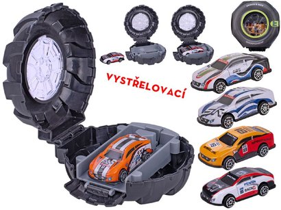 Auto 6,5cm kov voln chod vystelovac z pneumatiky v krabice