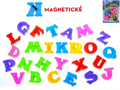 Psmena magnetick 26ks na kart