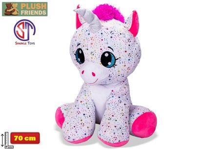 Plush Friends Star Sparkle jednoroec ply 70cm sed 0m+