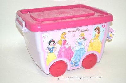 Box na hracky s kolekama Princezny - Kontejner-