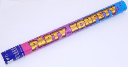 Party konfety vystelovac 57cm, karneval, party