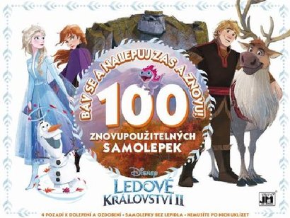 Bav se a nalepuj zas a znovu Frozen II  Ledov krlovstv 100 znovu pouitelnch samolepek