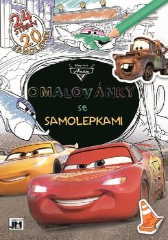 Omalovnky A4+ Cars se samolepkami / auta