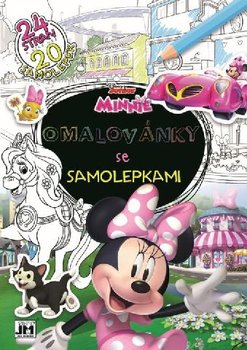 Omalovnky A4+ Minnie se samolepkami