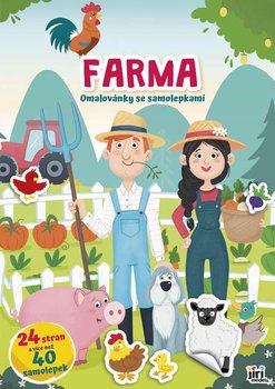 Omalovnky A4+ Farma se samolepkami