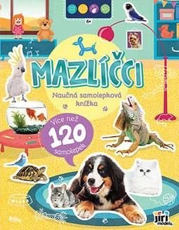 Naun samolepkov knka 6+ mazlci, 120+ samolepek