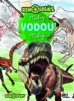 Maluj vodou Dinosaurus vodov omalovnky 26,5 x 19,5cm