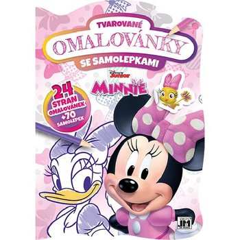 Tvarovan omalovnky Minnie se samolepkami