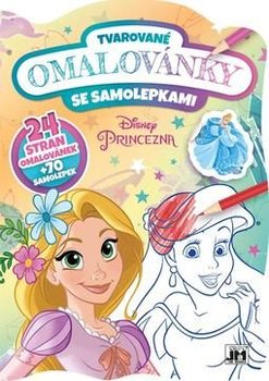 Tvarovan omalovnky Princezny disney se samolepkami